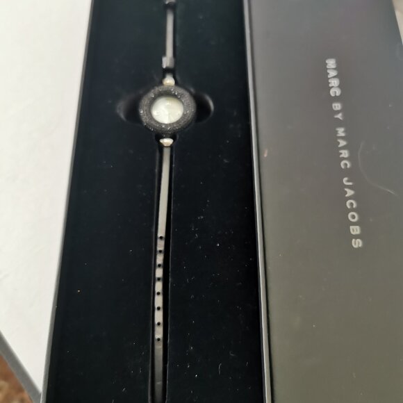 Marc by Marc Jacobs Limited Edition Black Crystal Watch - New & Boxed - Picture 13 of 15